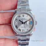 Swiss Replica Rolex Datejust Stainless Steel Silver Dial Diamond Watch 36mm (1)_th.jpg